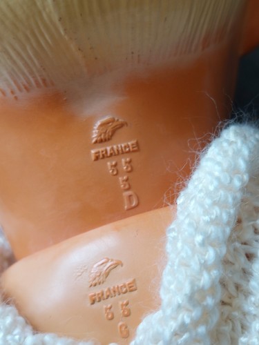 Ancien baigneur Petitcollin 55 Helios cheveux blond celluloïd - Photo 7/18