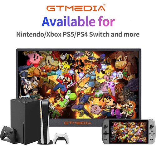 Portable Gaming Monitor 165Hz 2.5K 17.3'' IPS Screen Extender Switch PS 5/4 XBOX - Picture 12 of 24