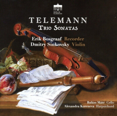 Telemann: Trio Sonatas for Recorder, Violin & Basso Continuo / Erik Bosgraaf CD