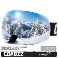 Outdoor Sports Ski Goggles Protection Ski Mask Anti-Fog Big Face Snow Glasses