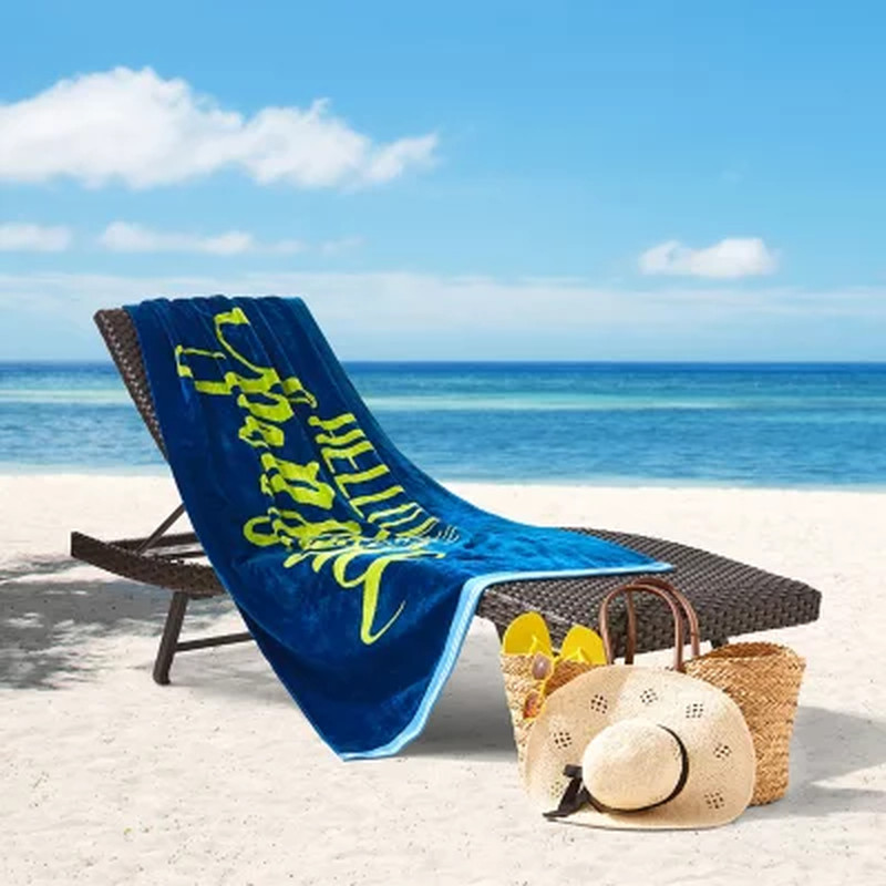 Member'S Mark Adult Beach Towel, 2-Pack, 40 X 72 (Assorted Colors) | eBay