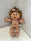 2005 Play Along Cabbage Patch Doll Blonde Hair Blue Eyes Open Mouth Teeth