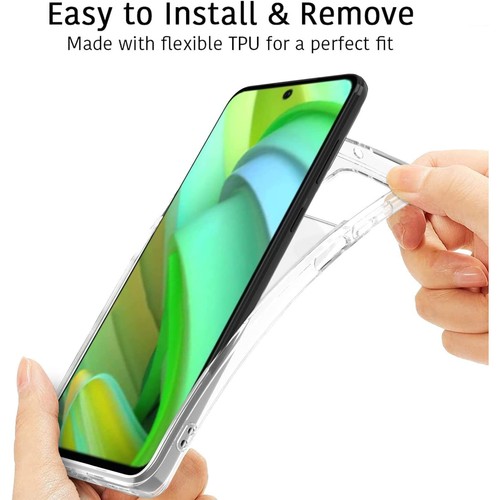 Kristallklare TPU Flexi Shield Gel Hülle für Motorola Moto G Power 5G 2023 - Bild 5 von 5