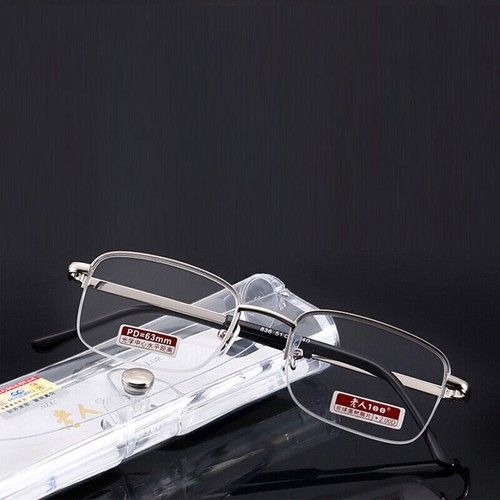 Reading Glasses Half Frame Metal Readers Glasses +1.0 ~ 4.0 Womens Mens - Bild 5 von 17