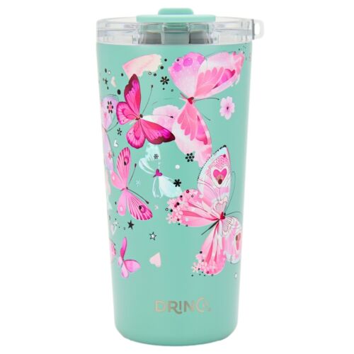DRINCO vaso de acero inoxidable de 20 oz taza de café aislada taza de viaje con pajita - Imagen 85 de 99