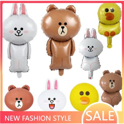 6 Years Cartoon Birthday Party Decorations Keychain Supplies Balloons Anime Figu - Picture 7 of 50