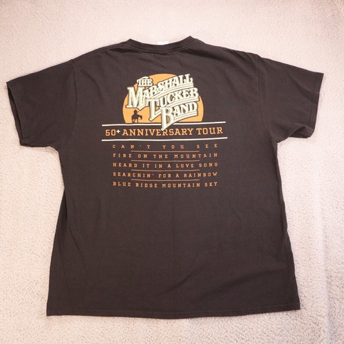 Camisa Marshall Tucker Band Para Hombres XL Negra 50th AV Parachoques Pegatina Oficial Delta - Imagen 3 de 7