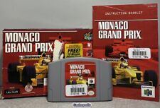 Nintendo 64 N64 Monaco Grand Prix Complete in Box CIB - Authentic Cleaned Tested
