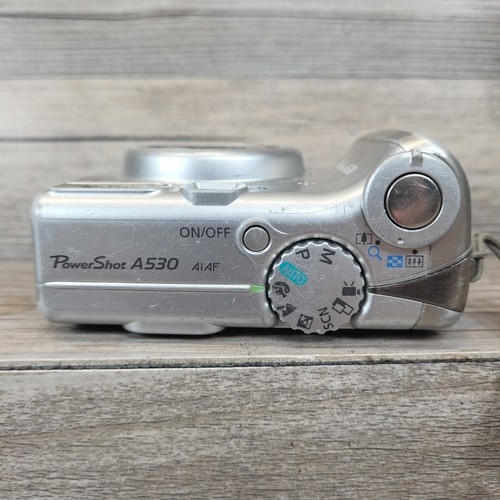 PARTS/REPAIR ONLY Canon PowerShot A530, 5MP Digital Camera, 4x Optical Zoom - Picture 8 of 13