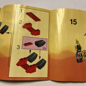 Lego 6043 Dragon Defender Castle Dragon Knights Instructions Only Vintage 1993