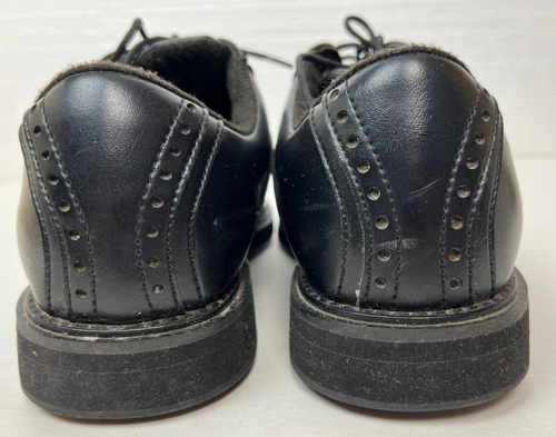 Vintage DUNLOP GOLF SHOES Mens Size US 9 Soft Spike Classic Design Black - Picture 6 of 8