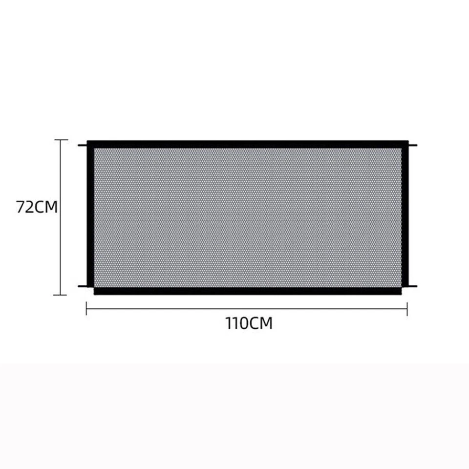 Pet isolation Mesh No Drilling Safety Fences Net Portable Dog Cat Stair Door - Image 2 of 4