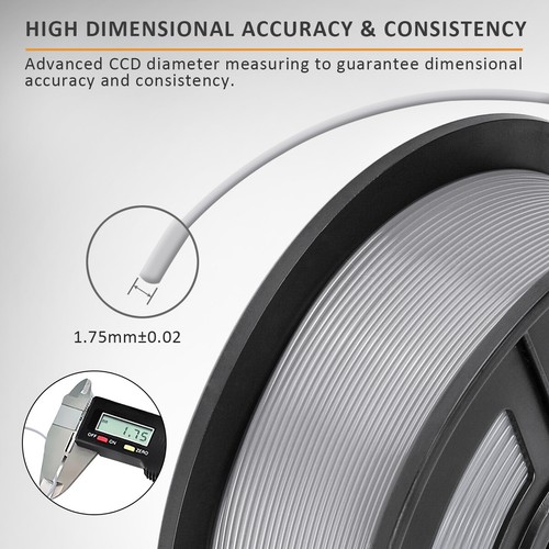 SUNLU 1,75mm PLA Filament 1KG Spulenrolle für 3D Drucker 24 Farben【Weitere neue Farben】 - Bild 10 von 43