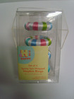 H for Happy - Napkin Rings - Set of 4 - Pastel Yarn Wrapped for Easter/Spring