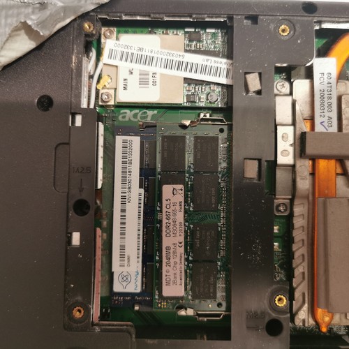 Laptop Notebook ACER Extensa 5220 DDR2 RAM CL5 2x2048 MB Ersatzteile Lüfter - Bild 11 von 12