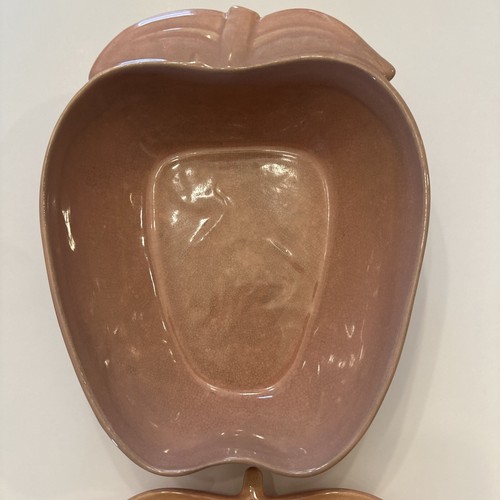 Red Wing Apple Covered Dish Bowl Pink Vintage Serving - Picture 3 of 13