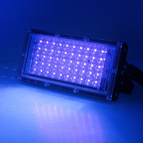 50LED/96LED UV Negro Barra de Luz Accesorios Ultravioleta Lámpara Tira Enchufe Fiesta Club - Imagen 11 de 22