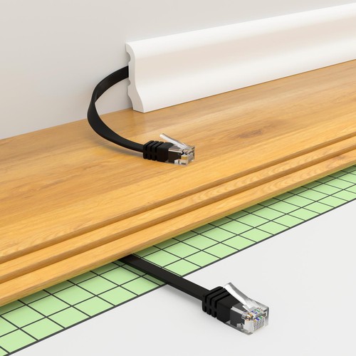 Patchkabel CAT6 Flach Kabel Netzwerkkabel LAN Ethernet RJ45 Flachkabel 0,25-15m - Afbeelding 15 van 15