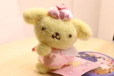 Sanrio Plush Keychain of POMPOMPOMPURIN,kawaii angel pompompurin