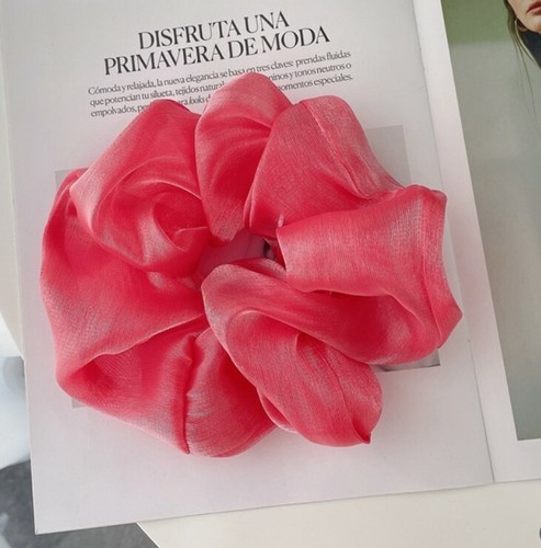 Extra Large oversized Scrunchies Hair Band Satin Silk Fabric Elastic Bobble UK - Picture 51 of 71