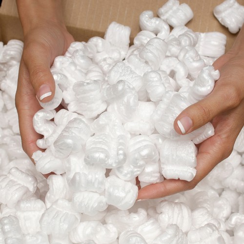 UOFFICE Polystyrene Packing Peanuts 14 Cuft. Industrial Packaging Shipping Void - Picture 6 of 11