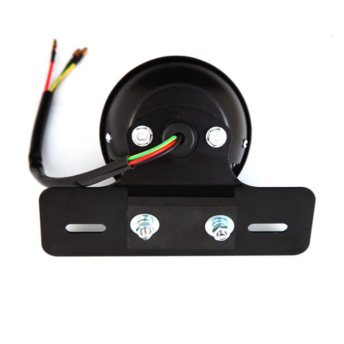 Rear Tail Brake Light Metal License Plate Mount For Yamaha Bobber V Star DraStar - Foto 11 di 11