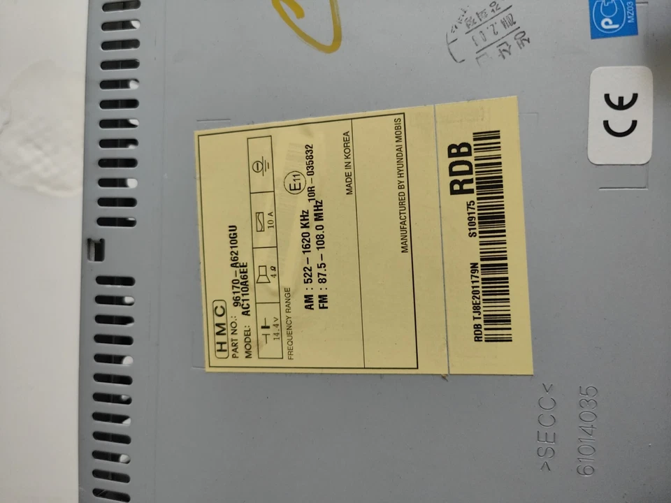 Nu.0030.CD-Radio HYUNDAI i30 (GD) AC110A6EE - Bild 2 von 2