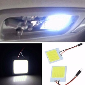 New White 48 SMD COB LED T10 4W 12V Car Interior Panel Light Dome Lamp Bulb
