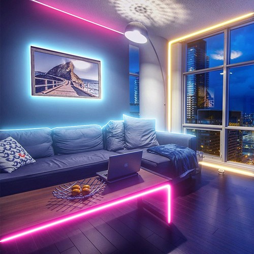 Avatar Controls Multi-Color Smart LED RGB Light Strip & IR Remote 16.4ft/90LEDs - Picture 7 of 8