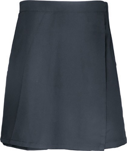 Kids Girls School Skort Skirt with Zipped Right Side Pocket and Name Tag Label - Picture 5 of 7