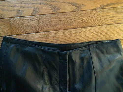 Wilson Leather Black Leather Pants Uncut - Picture 5 of 5