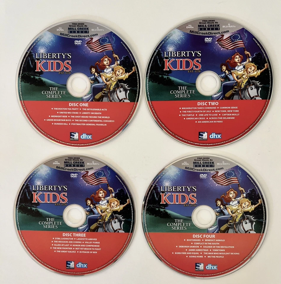 Libertys Kids The Complete Series DVD 4 Disc Set TV Show Education History - Image 3 of 4