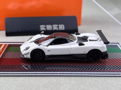 U2 1:64 White Zonda Tricolore Racing Sports Model Diecast Resin Car - Picture 4 of 10