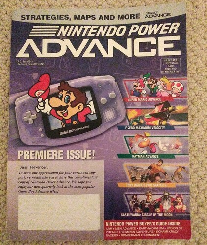 Nintendo Power Advance 2001 Premiere Issue Magazin Vol 1 sehr schönes Exemplar  - Bild 1 von 5