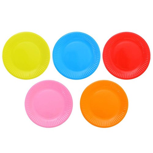 Birthday Party Cake Dessert Paper Plates 6" Round Disposable Paper Plate Asso... - Picture 8 of 8
