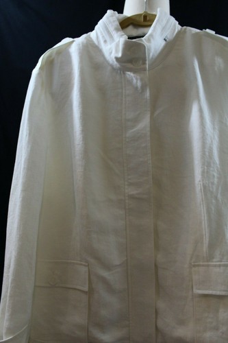 Talbots Women's Linen Jacket - Off White - 24W - NWT - JCKT103 - Picture 10 of 12