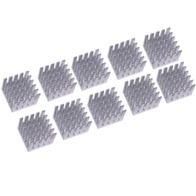 #ad US Stock 10pcs 21 x 20 x 15mm Heat Sink Cooling Aluminum Heatsink CPU IC LED $13.66
