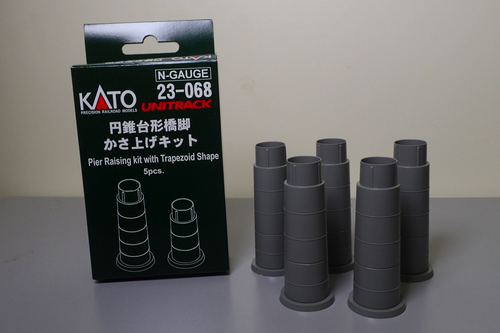 Kato 23-068 Pier Raising kit with Trapezoid Shape 5pcs - N - Imagen 3 de 3