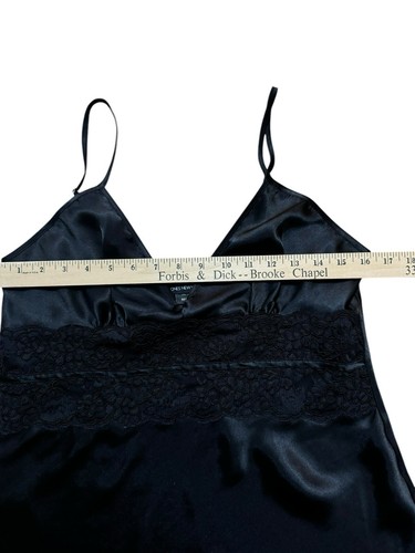 Vintage Jones New York Y2K Fairy Gothic Slip Dress Satin Lace Medium - Picture 19 of 23