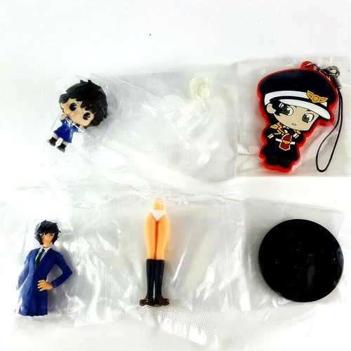 Detective Conan Masumi & Shuichi Mini Figure + Strap Set Capsule Q Narabundesu - Picture 1 of 5