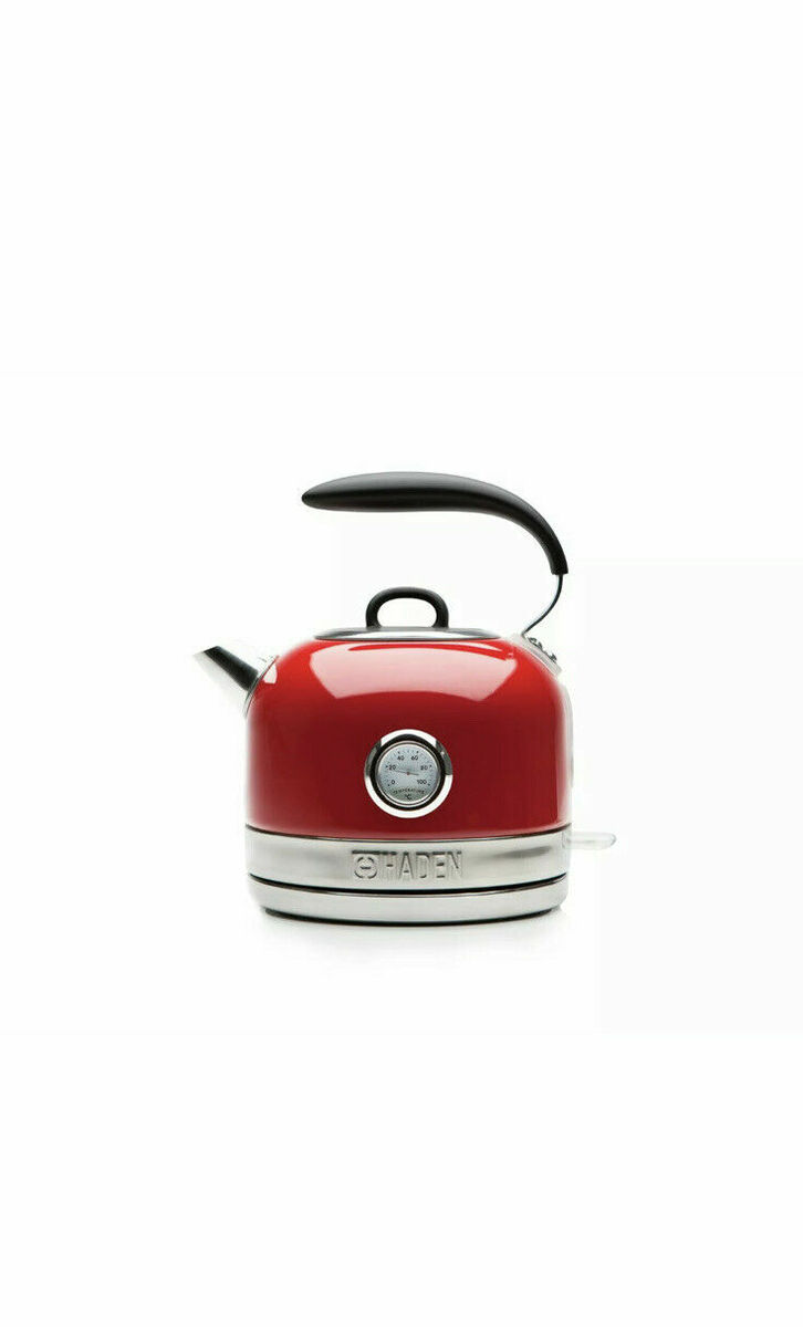 NEW Haden 188854 Jersey Kettle Favourite Beverage At The Ideal Temperature Red eBay