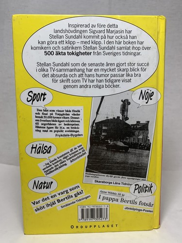 Framfor Rubrikerna book by Stellan Sundahl Swedish Actor Sweden 1998 - Picture 2 of 11