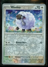 Pokemon WOOLOO 124/142 - Stellar Crown - Rev Holo - - MINT