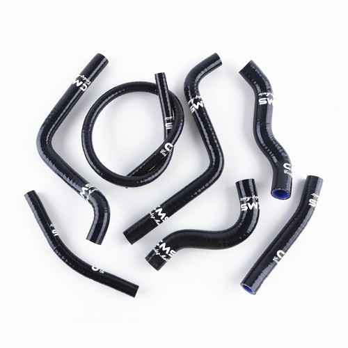 Silicone Radiator Hose Kit Black for Honda CR125 CR125R 2000 2001 2002 2003 2004 - Picture 2 of 12