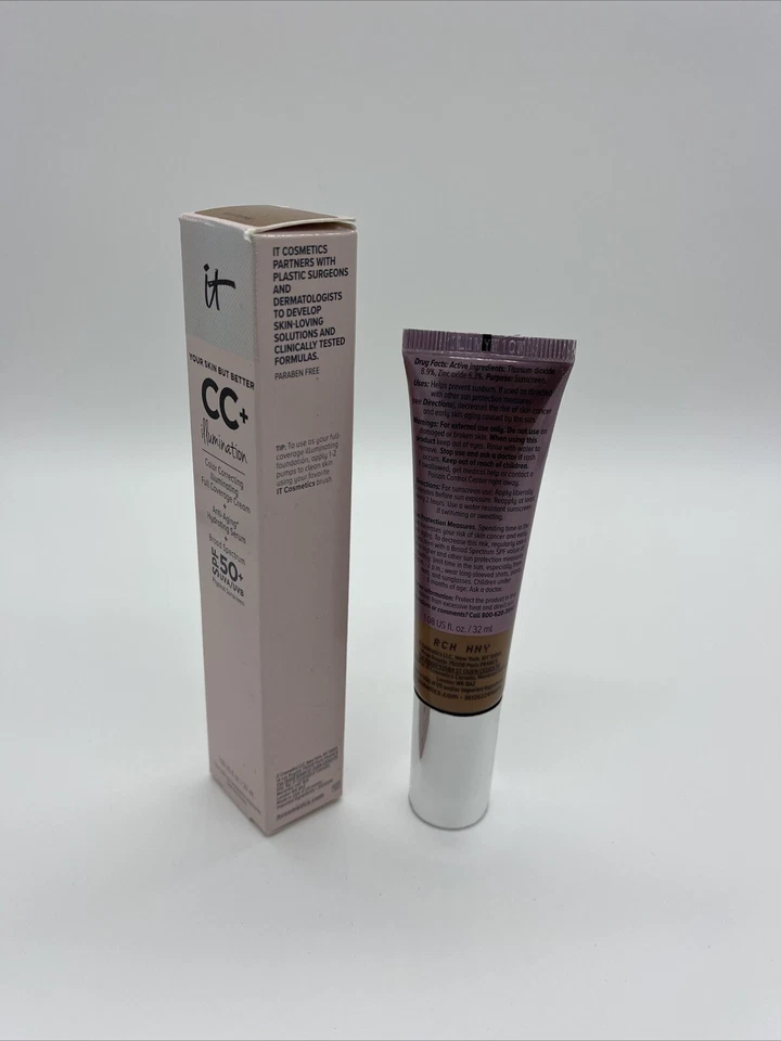 IT Cosmetics CC+ Illumination with SPF 50+ - Rich, 1.08 fl.oz - New With Box - Image 3 of 3