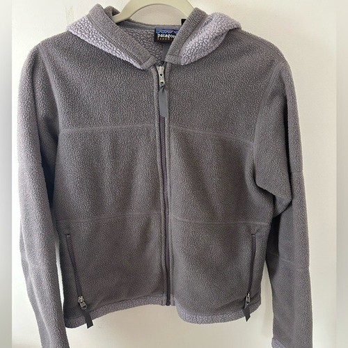 Patagonia Hoodie Vintage Synchilla Arctic Fleece Full Zip Jacke lila Gr. Small
