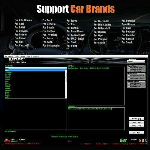 MPPS SMPS V18 für Opel VW MiniCooper Mercedes Volvo Auto ECU Tuning Tool Flasher - Bild 8 von 8