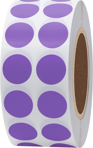 2000pcs Color Coding Dot Labels 1/2 inch 13mm Round Coding Dot Stickers for Enve