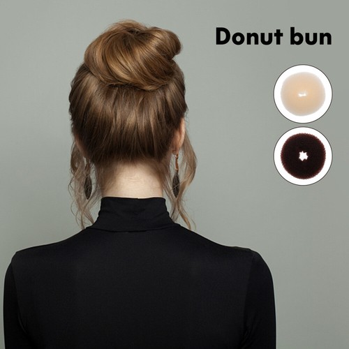 1 juego de herramientas de peinado para mujeres para hacer moños de donas - Imagen 2 de 11