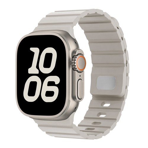Magnetic Bands For Apple Watch Ultra 2 Series 10/9/6/1 Soft Sport Silicone Strap - Picture 31 of 32